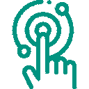 Selection-independante-doigt-qui-touche-icon-teal
