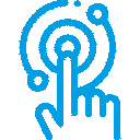 Selection-independante-doigt-qui-touche-icon-bleu