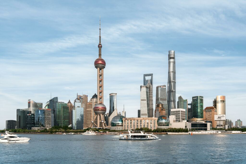 Learn Chinese Shanghai business district